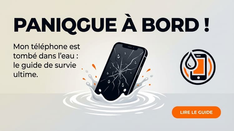 Panique à bord ! Mon téléphone est tombé dans l'eau : le guide de survie ultime