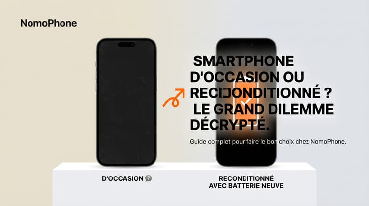 Smartphone d'occasion ou reconditionné avec batterie neuve ? Le grand dilemme décrypté