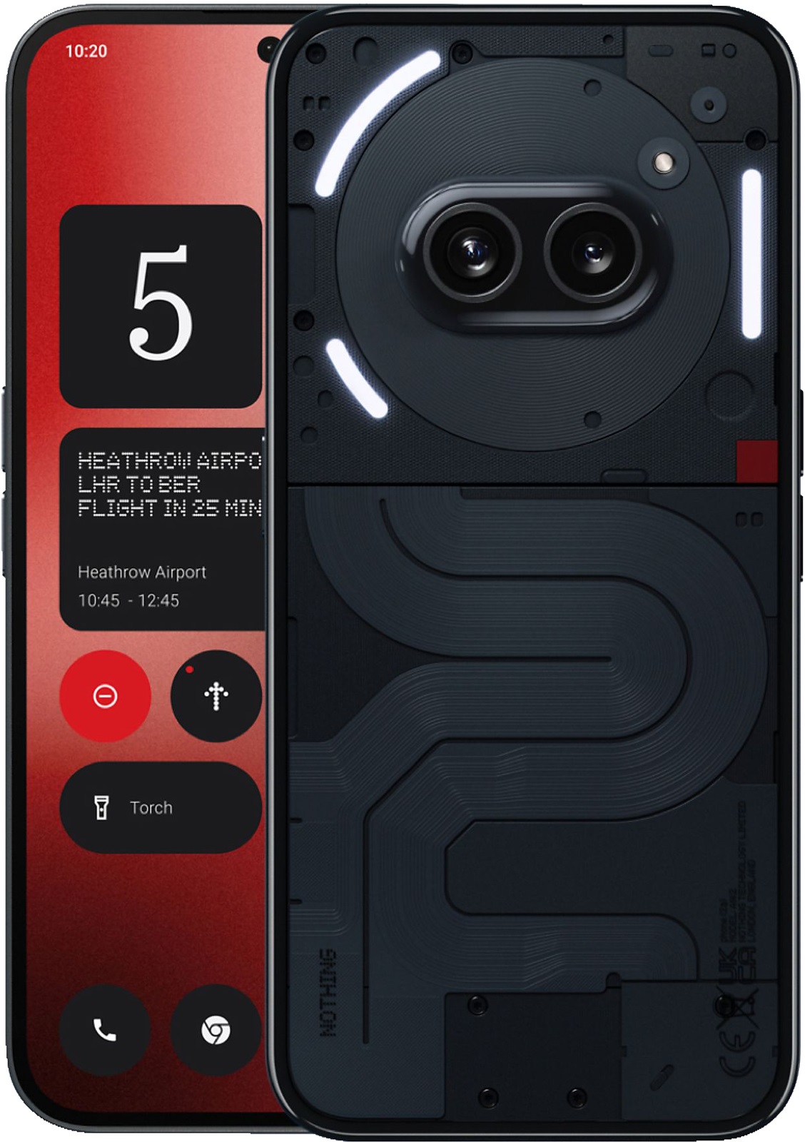 Nothing Phone (2) — 256 Go, Noir