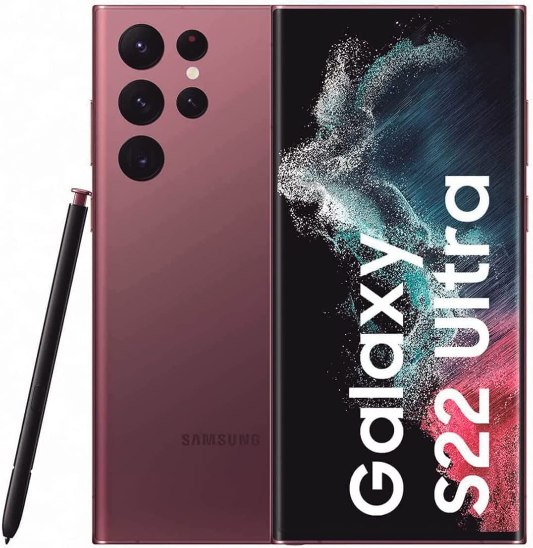 Galaxy S22 Ultra 5G — 256 Go, Rouge Foncé
