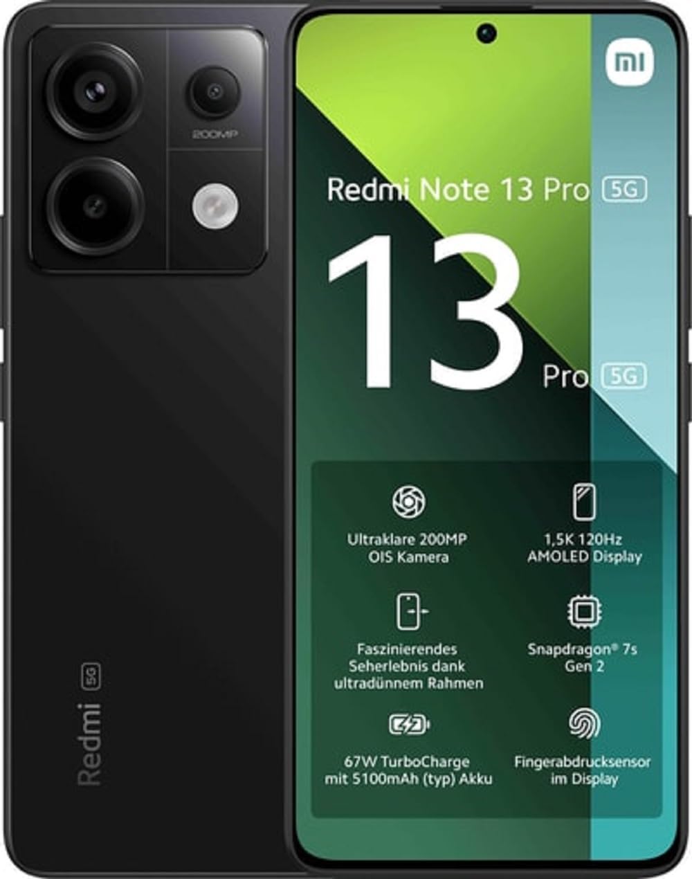 Redmi note 13 Pro — 256 Go, Noir
