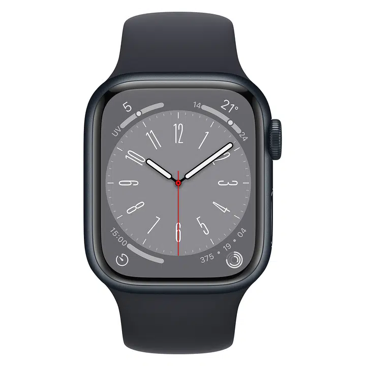 Apple Watch Series 8 (2022) GPS + Cellular 41 mm - Aluminium Lumière stellaire - Bracelet sport Lumière stellaire – photo 1 sur 3