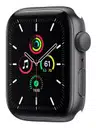 Apple Watch Series SE 1 (2020) GPS 44 mm - Aluminium Gris sidéral - Bracelet sport Noir – photo 2 sur 2